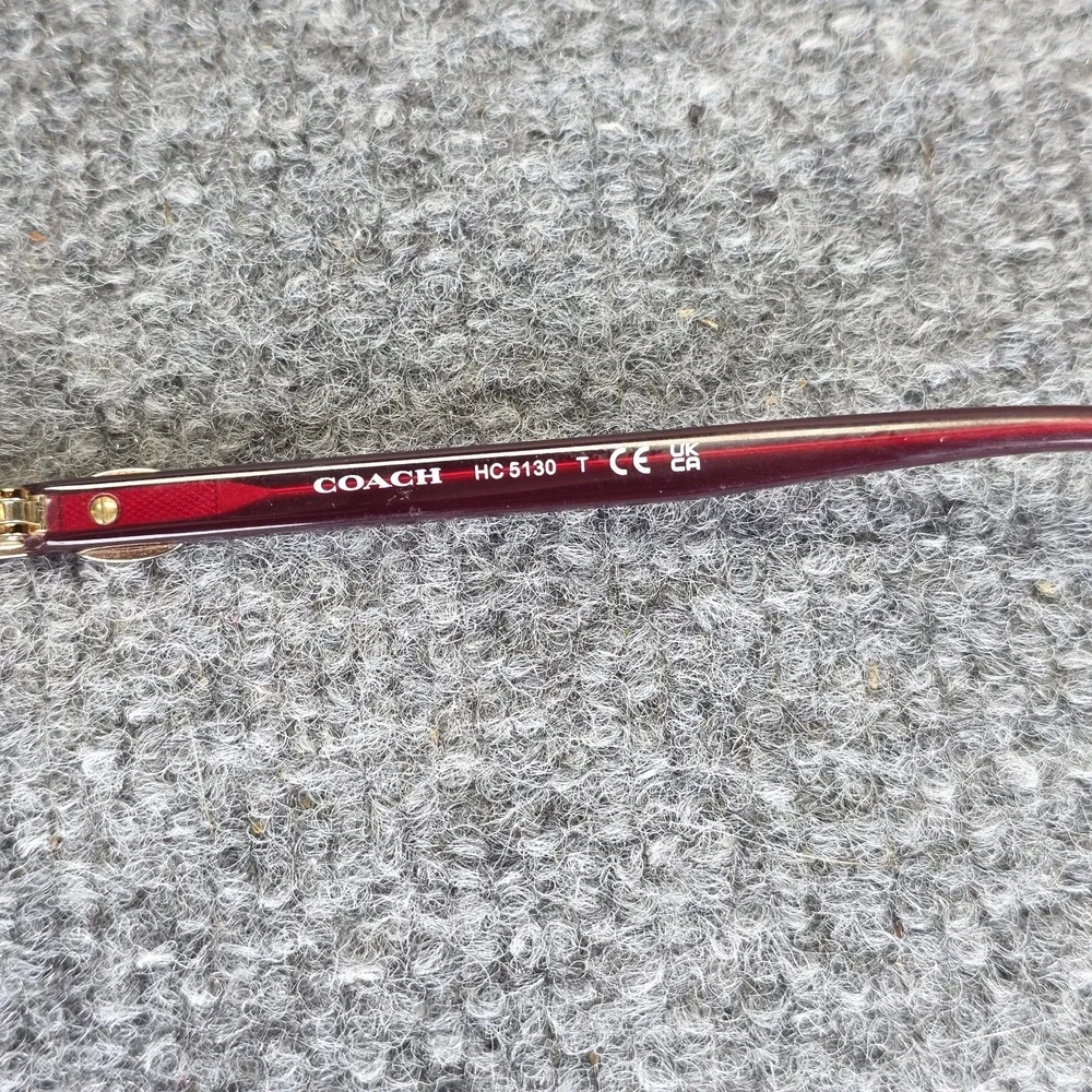 Coach‎ HC 5130 9385 Shiny Rose Gold Burgundy 53-17-140 EYEGLASSES